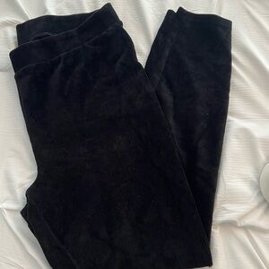 LLR Black Soft Corduroy Pants/Leggings